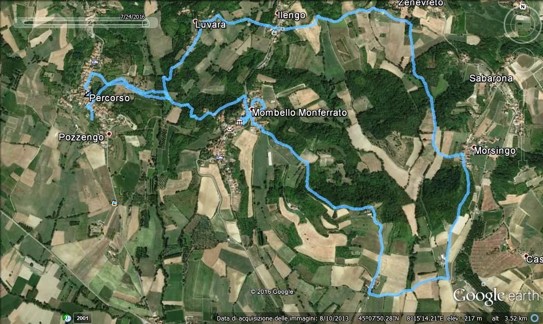 Camminata tra le Colline ombrose della Valcerrina